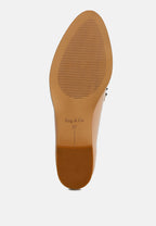  Noshiya Patent Pleather Penny Loafers