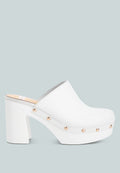  Benji Recycled Leather Clogs