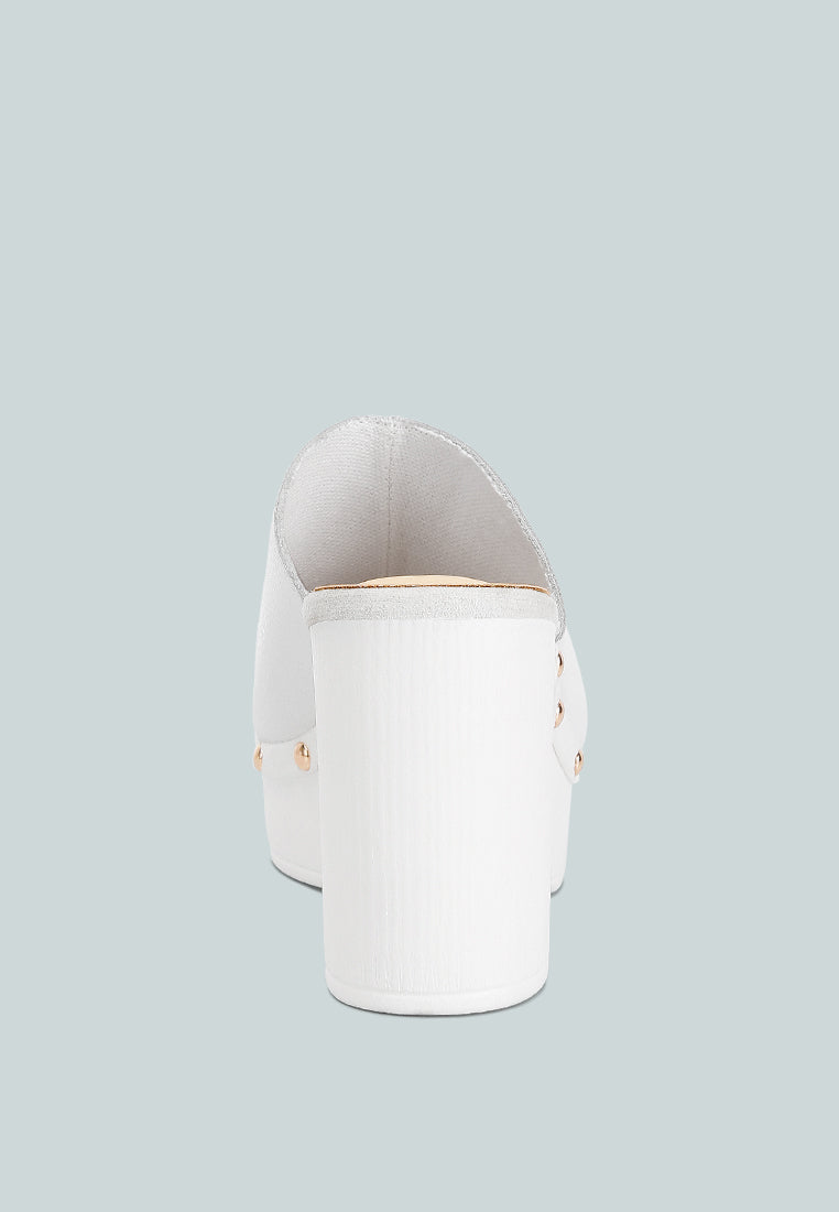  Benji Recycled Leather Clogs