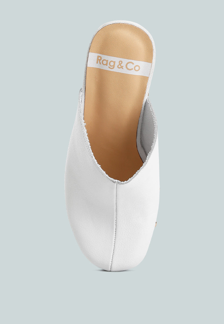  Benji Recycled Leather Clogs