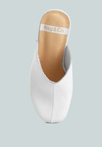  Benji Recycled Leather Clogs