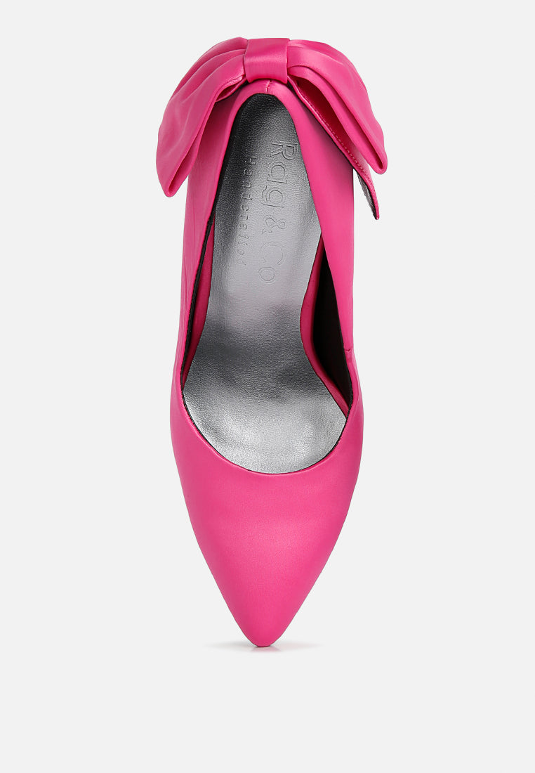  HORNET Fuchsia Satin Stiletto Pump Sandals