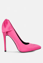  HORNET Fuchsia Satin Stiletto Pump Sandals