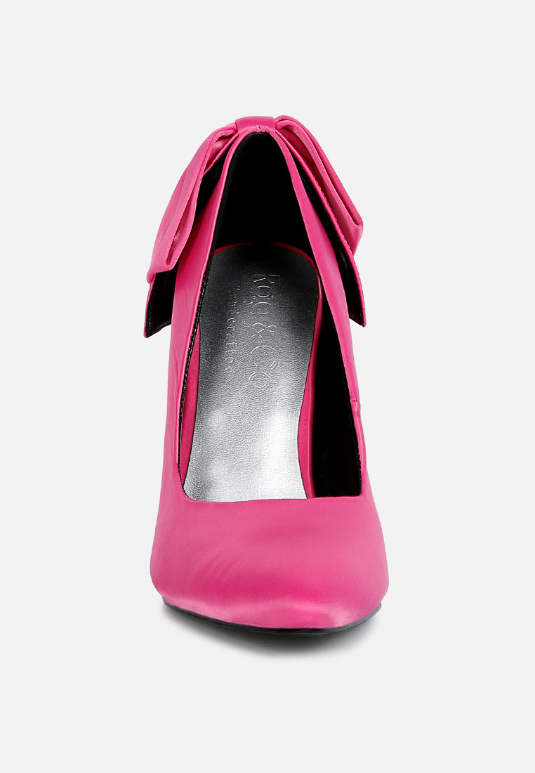  HORNET Fuchsia Satin Stiletto Pump Sandals