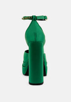  MARTINI Green Sky High Platform Sandals