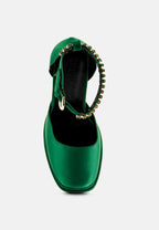 MARTINI Green Sky High Platform Sandals