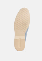  Nautica Genuine Suede Knot Detailed Loafers
