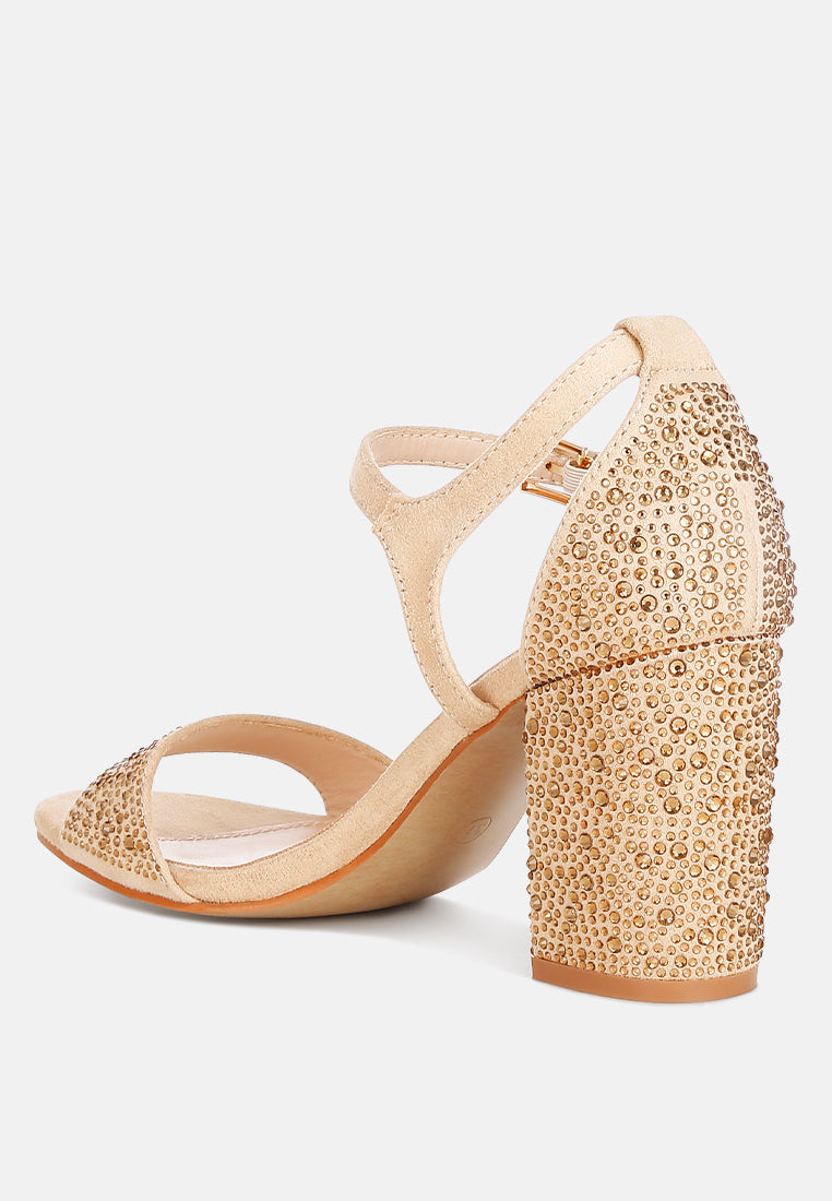  Navoli Rhinestones Embellished Sandals