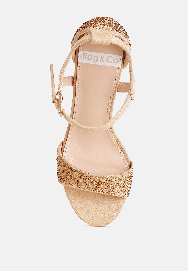  Navoli Rhinestones Embellished Sandals