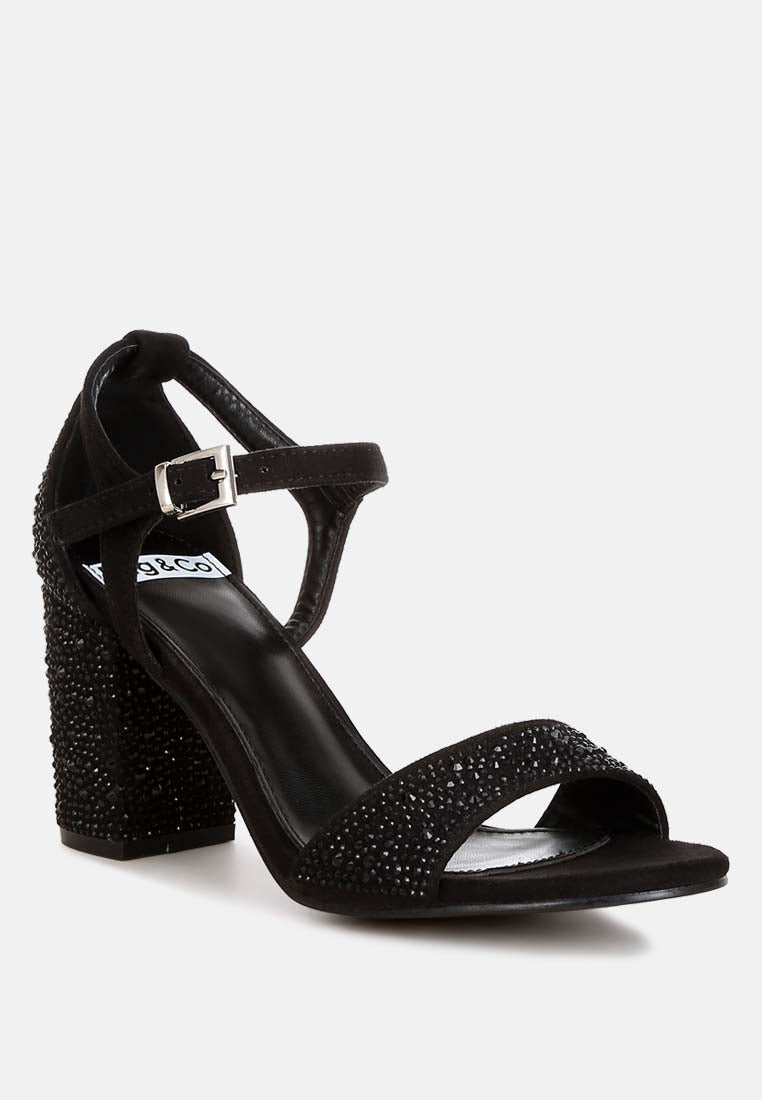  Navoli Rhinestones Embellished Sandals