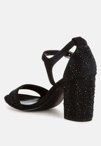  Navoli Rhinestones Embellished Sandals