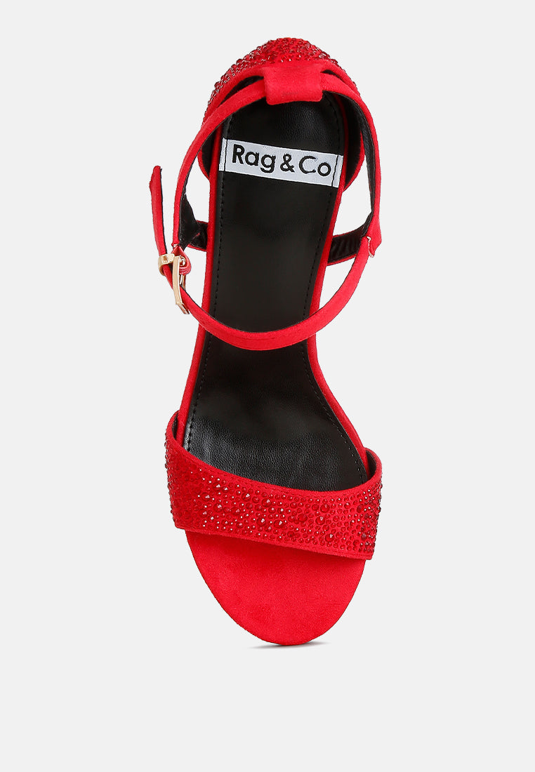  Navoli Rhinestones Embellished Sandals