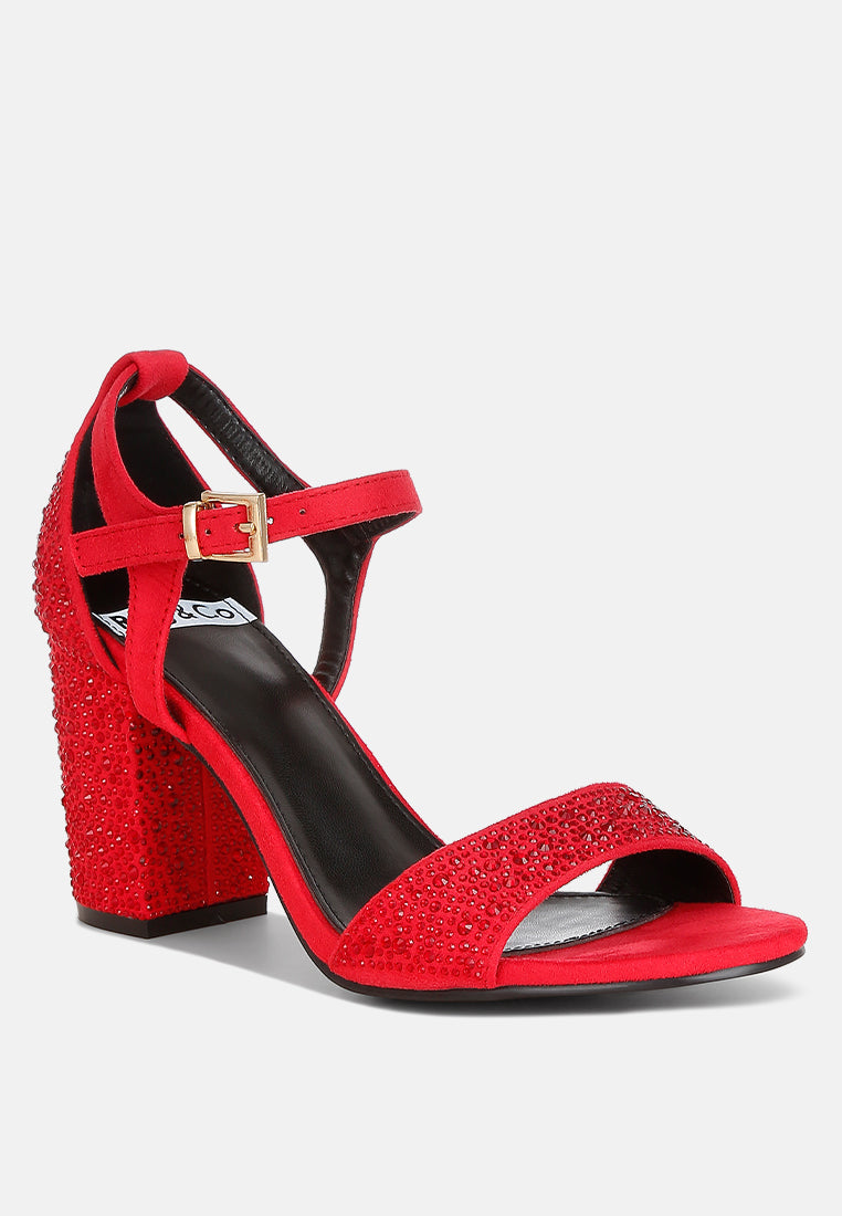  Navoli Rhinestones Embellished Sandals