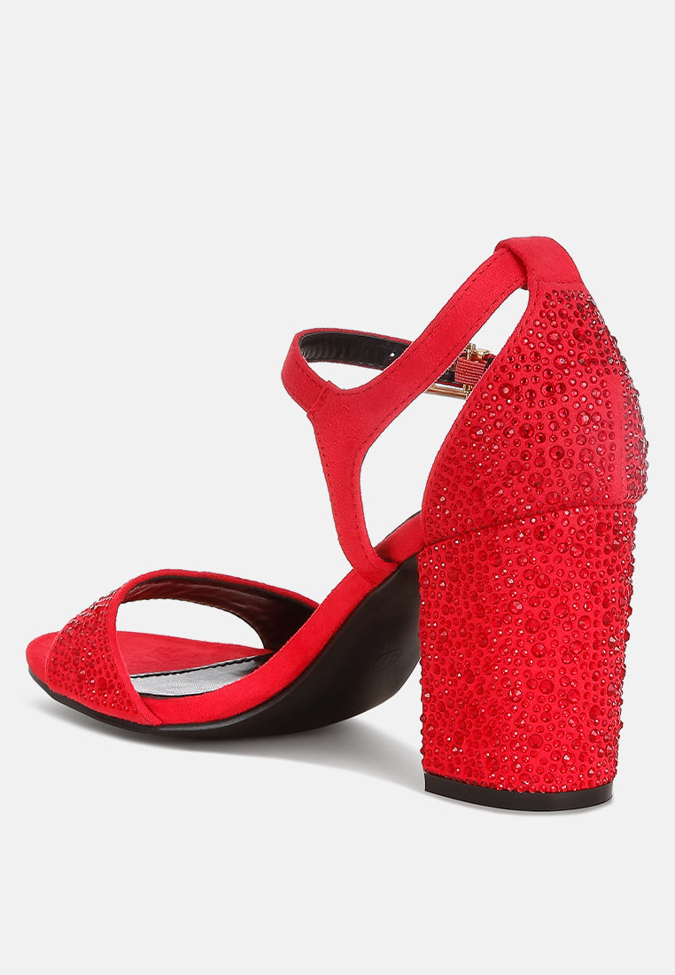  Navoli Rhinestones Embellished Sandals