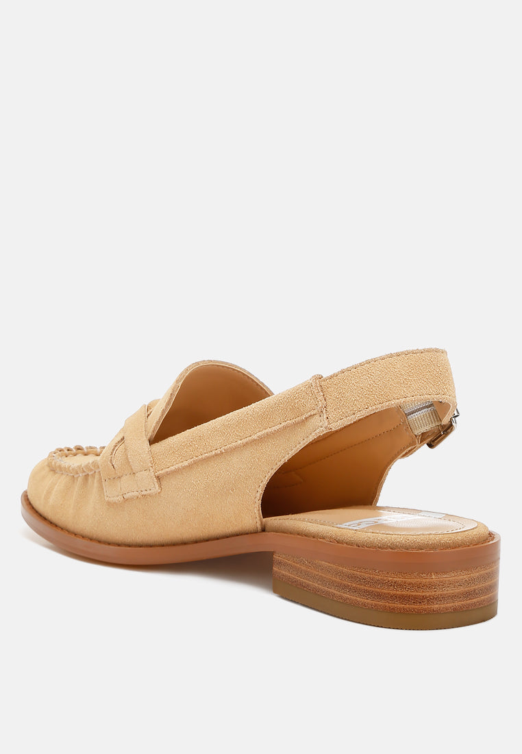  Nemykin Woven Strap Slingback Loafers