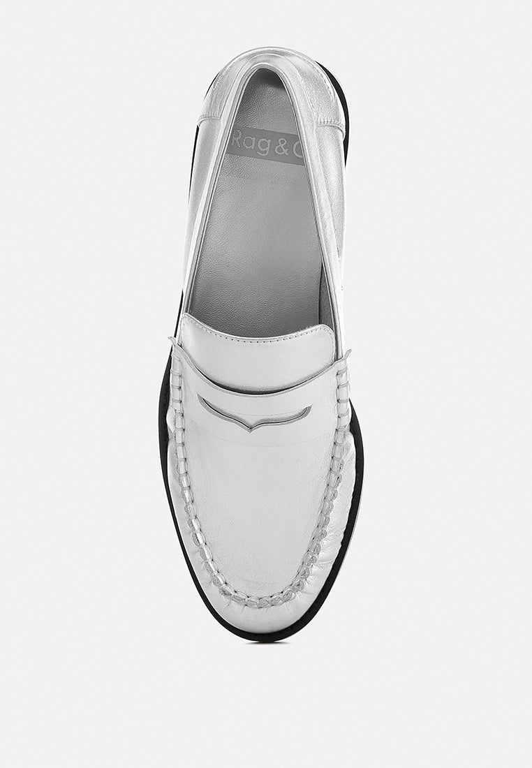  Plavia Genuine Leather Loafers